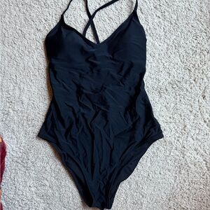 Aerie Black One Piece Swimsuit